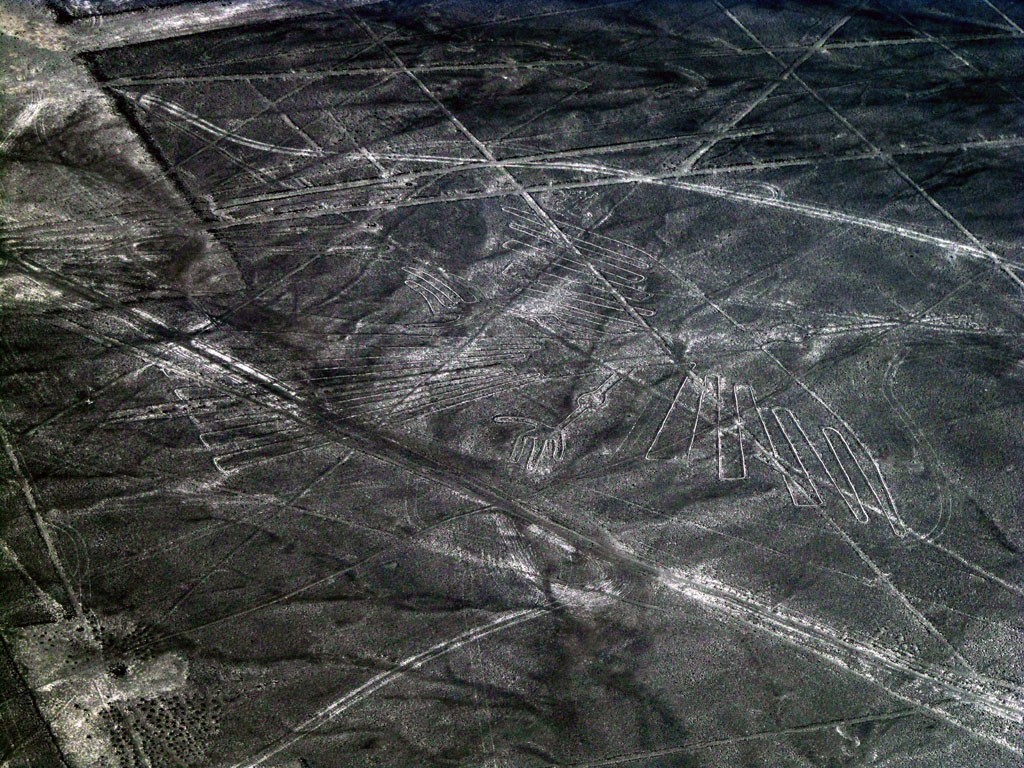 Пустыня Наска (Nazca). Геоглиф Кондор
