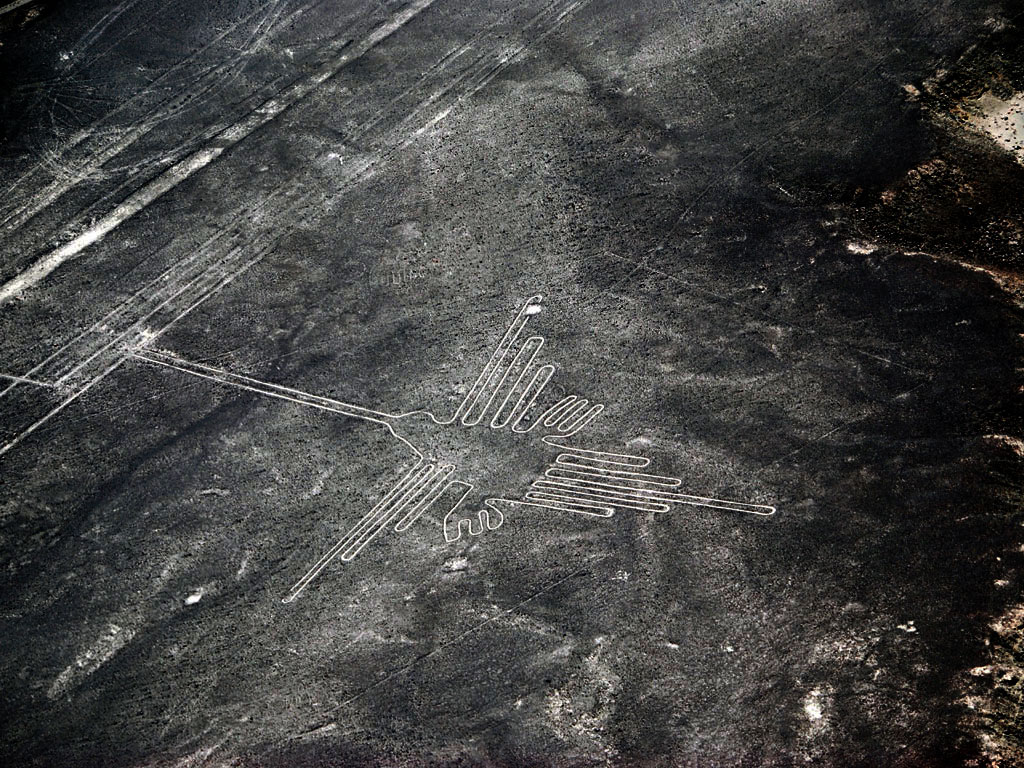 Пустыня Наска (Nazca) | Геоглиф Колибри