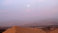 Пустыня Ика (Ica) | Луна над барханами