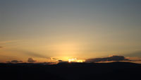 Закат на Барской поляне.