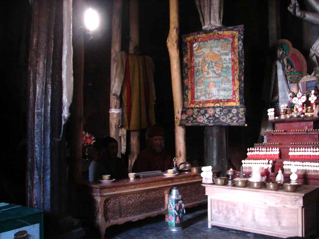 Храм Авалокитешвары (Chuchig Zhal) в Ванла (Wanla Gompa)