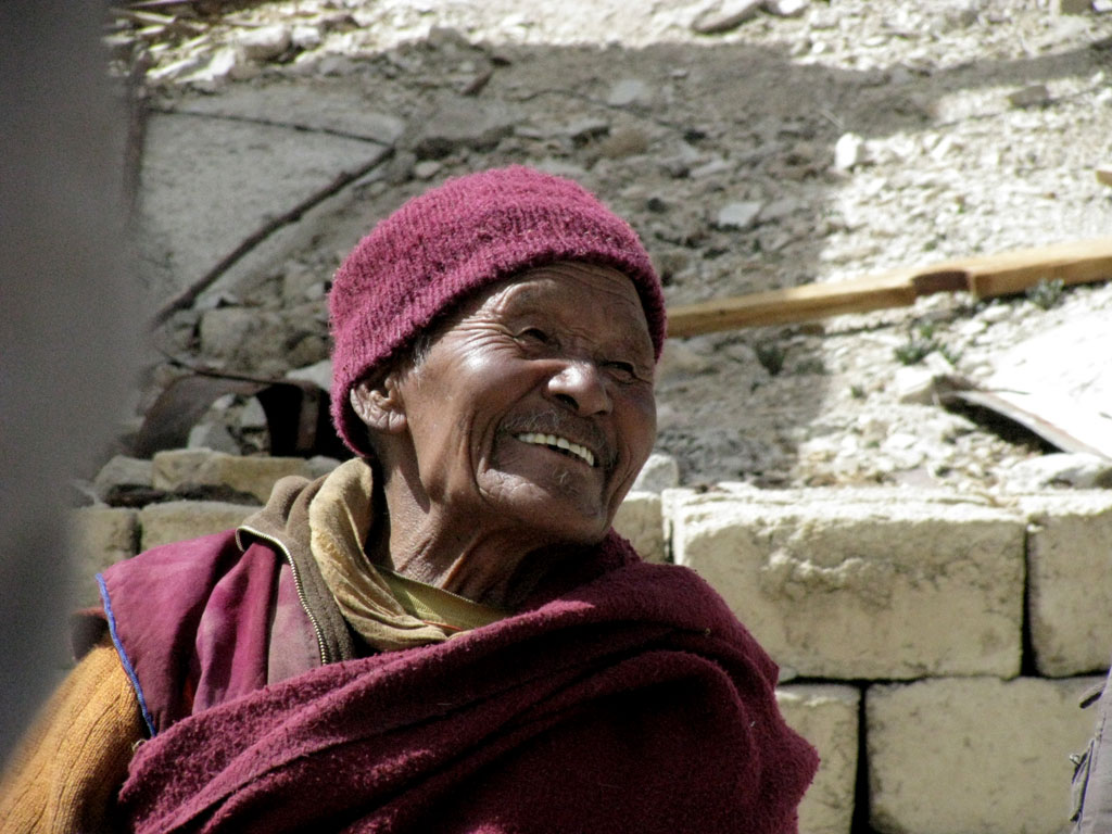 Таши (Gyen Tashi) старый монах из Каспанга (Kaspang Gompa). Ладак