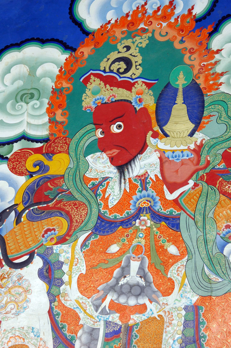Буддистские фрески. Ламаюру