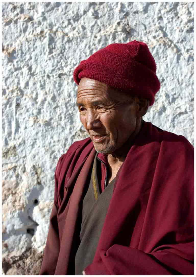 Единственный монах из монастыря Базго (Basgo)