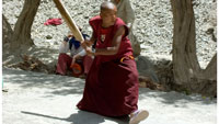 Крикет в монастыре Ридзонг (Rizong Gonpa). Ладакх