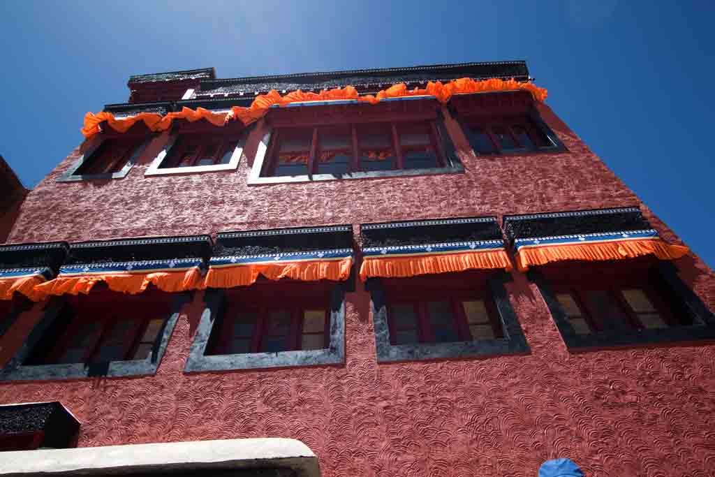 Классическая тибетская архитектура Thiksey Gonpa