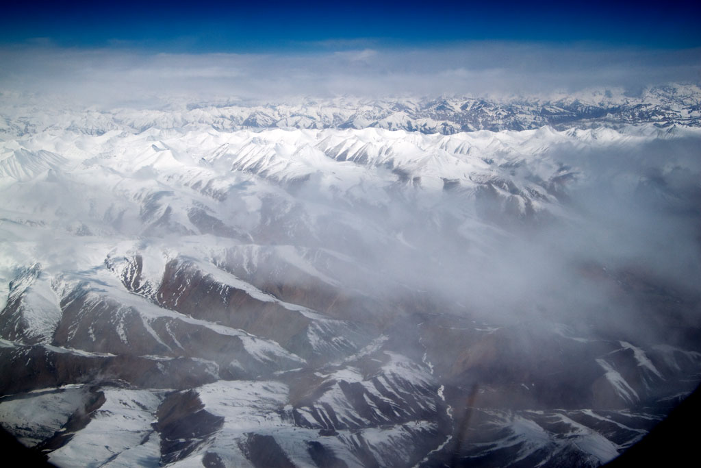 Авиаперелет над Гималаями